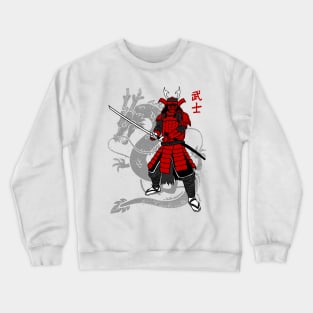 Samurai japan dragon Crewneck Sweatshirt